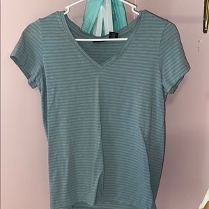 Women’s blue top